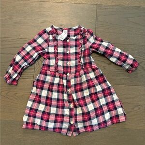 Baby gap plaid baby girl dress sz 3T NWT retail $69 plus tax